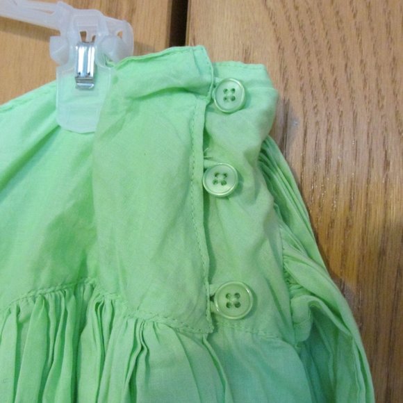 GEORGE WOMEN'S SIZE 10 SKIRT LIME GREEN W/ TURQUOISE EMBROIDERY FEMININE NWT - Picture 4 of 11